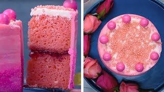 This Pink Strawberry Treat Really Takes the Cake  Amazing Cake Decorating Hacks by So Yummy [upl. by Ybhsa996]