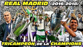 REAL MADRID 🏆🏆🏆 TRICAMPEÓN de EUROPA 2⃣0⃣1⃣6⃣2⃣0⃣1⃣8⃣ [upl. by Mailiw]