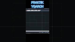 Belajar YQARCH autocad ars autocadbahasaindonesia [upl. by Yttak]