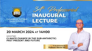 34 Professorial Inaugural Lecture Prof Werner Nel [upl. by Bernita]