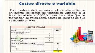 COSTEO VARIABLE Y COSTEO ABSORBENTE  DIFERENCIAS [upl. by Vivie881]