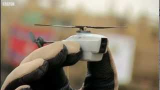 British Armys Black Hornet Nano UAV  BBC News [upl. by Zolnay134]