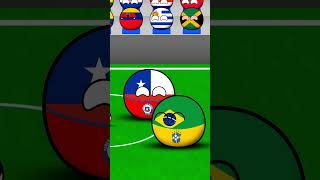 Argentina VS Brasil Countryballs [upl. by Eelano]