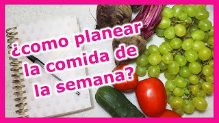 COMO HACER UN MENU FAMILIAR PARA TODA LA SEMANA  COMO PLANIFICAR LA COMIDA SEMANAL VALERIE EN CASA [upl. by Anirda]