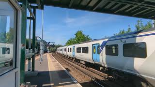 700055 arrives at Tulse Hill  Friday 19th July 2024 [upl. by Ahseim]