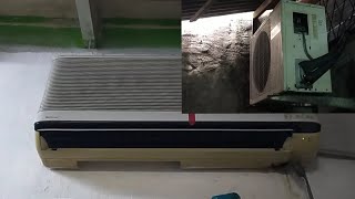 National Airconditioner startup and turning off split Airconditioner [upl. by Iturk]