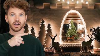 TURNING MY HOUSE INTO A SNOW GLOBE 🎄 DIY Christmas Outdoor Decor amp Lights [upl. by Inasah206]