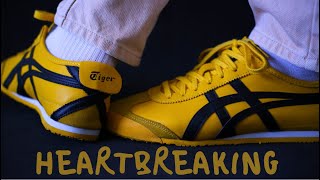 Onitsuka Tiger Mexico 66 Mustard yellow  review of cult model of Asics [upl. by Gerhan]