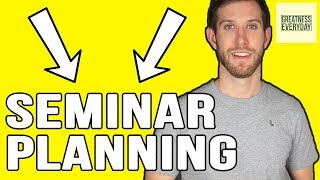 How to Plan a Seminar [upl. by Ramsey]