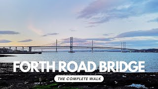 FORTH ROAD BRIDGE  Whats It Like To Walk  Scotland Walking Tour  4K  60 FPS [upl. by Ydac]