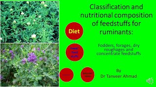 Classification of Feedstuffs for Animal FeedingLecture Series in Animal Sciences Animal Nutrition [upl. by Also671]