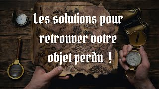 Comment retrouver un objet perdu [upl. by Netsryk]