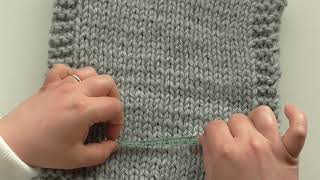 Learn to Knit  Knitting Tension Explained  UK [upl. by Chader990]