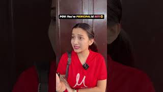 PRINCIPAL ki BETI hu Mai😎📚ytshorts principal funny comedy comedyshorts explorepage trending [upl. by Roslyn]