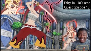 ERZA VS LAXUS ⚔⚡  Fairy Tail 100 Year Quest Episode 13 Reaction [upl. by Atorod]