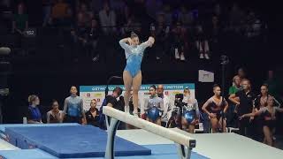 Manila Esposito  14133 Beam  Team Final  World Championships 2023 [upl. by Aytak345]