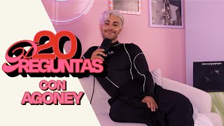 20 PREGUNTAS con AGONEY me llevaría a MADONNA a una isla desierta y haríamos una canción afrobeat [upl. by Christine]