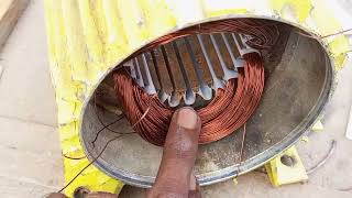 1hp 075 keVaruna motor winding data aluminium and copper wire [upl. by Sapienza]