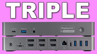 StarTech USBC 10Gbps amp USBA Triple 4K Monitor Hybrid Dock DK31C3HDPDUE Review [upl. by Yoreel]