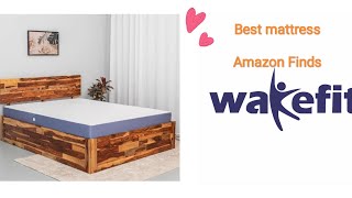 Wake fit orthopedic memory foam mattresses Best mattress on Amazon [upl. by Dnomrej969]