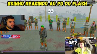 BKINHO REAGINDO  PD DO FLAASH NA GROTA  👀  LUQUET4 TILTOU COM O BK DANADINHA DO PAULO 🤣 KKKK [upl. by Tobie]