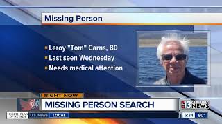 Leroy quotTomquot Carns missing in Las Vegas [upl. by Ydwor]