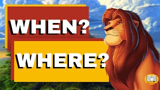 When amp Where Does The Lion King Take Place [upl. by Ofori]