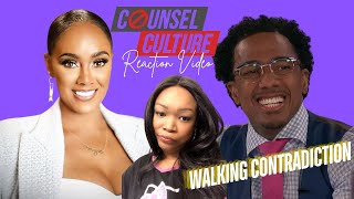 NICK CANNON amp DR CHEYENNE COUNSEL CULTURE INTERVIEW PT1 REACTION [upl. by Iggy721]