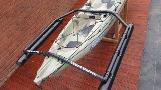 Kayak outriggers very strong cheap and they work [upl. by Hogarth]