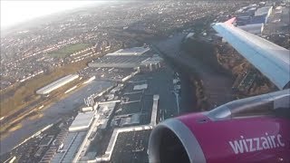 Wizzair Airbus A320232  London Luton to Budapest Full Flight [upl. by Jurkoic]