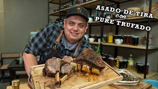 Asado de tira con PURE TRUFADO  Mr Wagyu [upl. by Waylin]