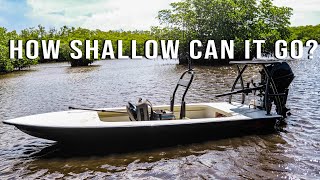 Testing The Limits Of The Micro Skiff to Catch Fish in the Saltwater Back Country [upl. by Animrelliug]