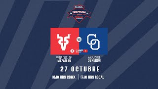 Venados vs Yaquis  27 Octubre Juego 3 LAMP 24 25 [upl. by Belshin]