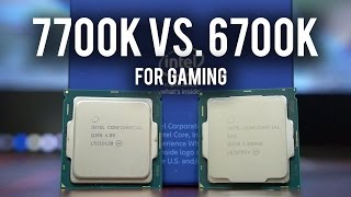 Kaby Lake 7700K VS Skylake 6700K for GAMING Core i7 Showdown [upl. by Figueroa]