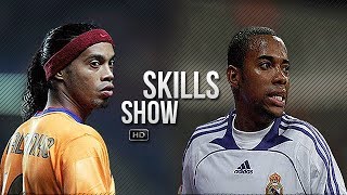 Ronaldinho amp Robinho ● Samba Skills Show ● Barcelona amp Real Madrid [upl. by Aerdnwahs]