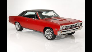 1967 CHEVROLET CHEVELLE BOLERO RED BLACK BUCKET INT SS OPTIONS 454CI BIG BLOCK 5SPEED PS PB AC [upl. by Evander]