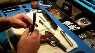 Cleaning the springfield loaded 1911 [upl. by Auop]