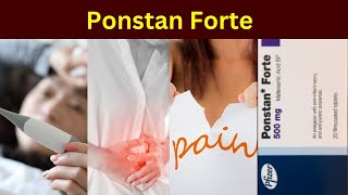 Ponstan forte tablet  Ponstan Forte 500mg used for  Toothache  Period pain  Mefenamic acid [upl. by Neerol]