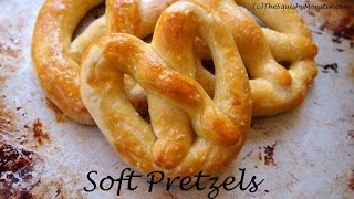 Buttery Soft Mall Pretzels Recipe [upl. by Enahpets]