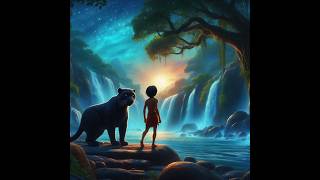 Mowgli bagheera aur jheel ka jadoo  mowgli cartoon in hindi  hindi kahanian  whimsytalestv [upl. by Ardnalac]