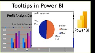 Tooltips in Power BI  tooltip page in power bi [upl. by Puritan914]