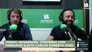 ENTREVISTA COM VEREADOR ELEITO EM ANDRADAS CARLOS ROBERTO PSD [upl. by Olimac]