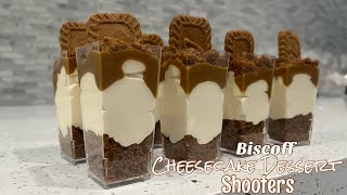 BISCOFF CHEESECAKE DESSERT SHOOTERS [upl. by Mac941]