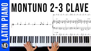 How To Play Piano Montuno with Tumbao Bass 23 Clave Latin Piano Tutorial jazzpianolessons [upl. by Siramay2]