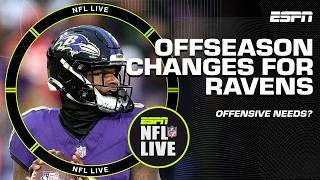 Does Ravens offense need to make changes this offseason 🤔 NOT REALLY  Mina Kimes  NFL Live [upl. by Manton]