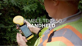 Introducing Trimble TDC650 GNSS Handheld [upl. by Soo]