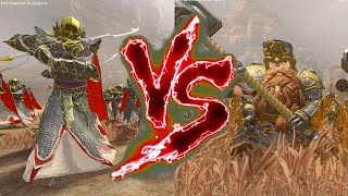 Har Ganeth Executioners VS Hammerers Grudge Settlers Total War Warhammer 3 [upl. by Zinn]