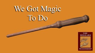 Woodturn A Magic Wand [upl. by Auqenwahs]