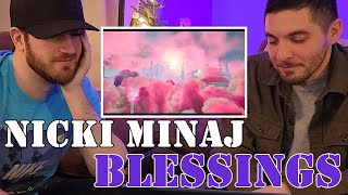 First Time Hearing Nicki Minaj  Blessings ft Tasha Cobbs Leonard  Reaction [upl. by Ecyaj727]