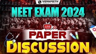 NEET 2024 Live Paper Discussion 🔥 NEET 2024 Answer Key  PW Vidyapeeth [upl. by Enelaehs696]